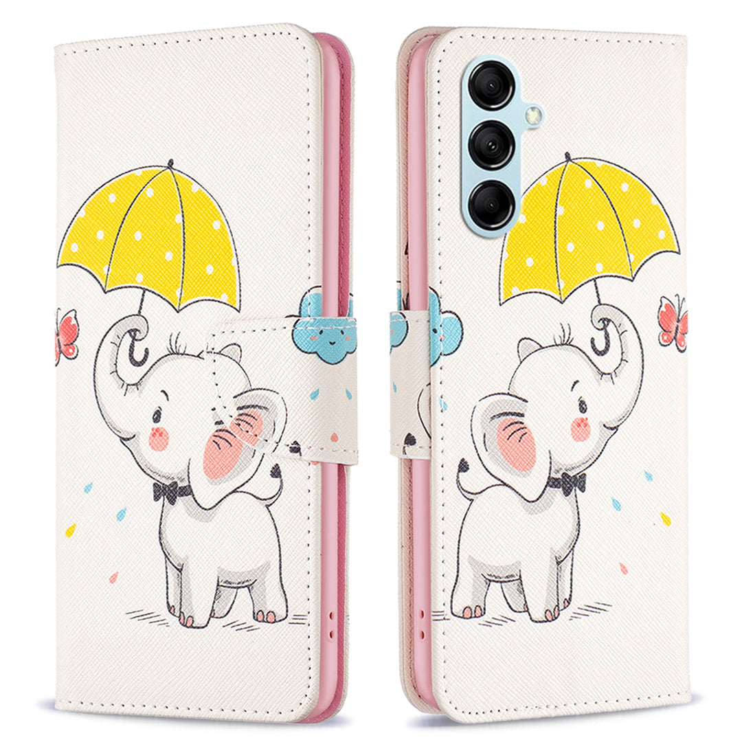 For Samsung Galaxy M14 5G Leather Stand Phone Case Pattern Printing Wallet Phone Cover For Samsung Galaxy M14 5G Leather Stand Phone Case Pattern Printing Wallet Phone Cover